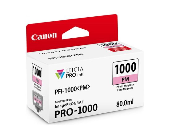 Купить Картридж Canon для imagePROGRAF Pro-1000 PFI-1000 Photo Magenta (0551C001) по лучшей цене