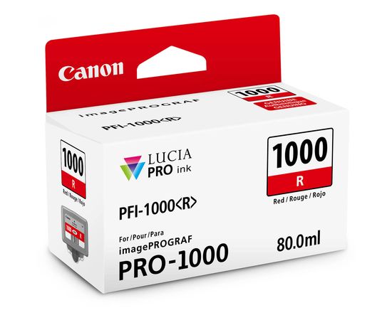 Купить Картридж Canon для imagePROGRAF Pro-1000 PFI-1000 Red (0554C001) по лучшей цене