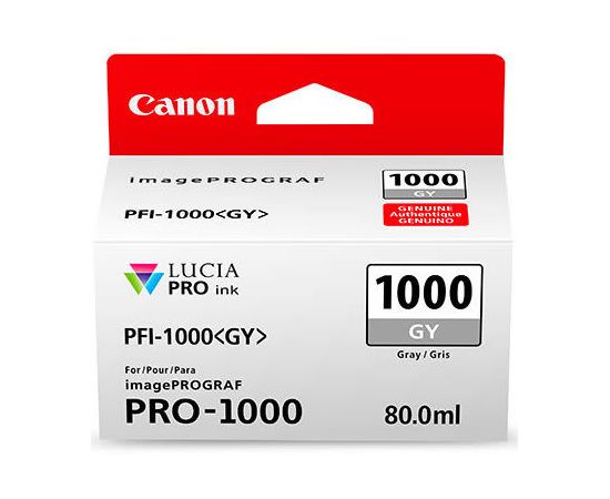 Купить Картридж Canon для imagePROGRAF Pro-1000 PFI-1000 Gray (0552C001) по лучшей цене