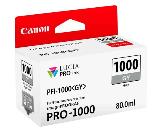 Купить Картридж Canon для imagePROGRAF Pro-1000 PFI-1000 Gray (0552C001) по лучшей цене