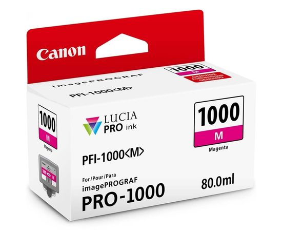 Купить Картридж Canon для imagePROGRAF Pro-1000 PFI-1000 Magenta (0548C001) по лучшей цене
