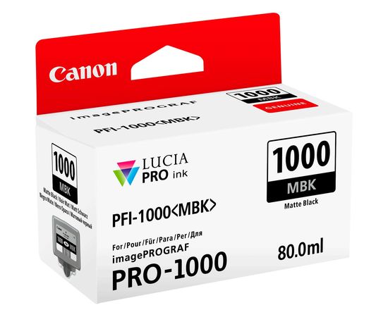 Купить Картридж Canon для imagePROGRAF Pro-1000 PFI-1000 Matte Black (0545C001) по лучшей цене
