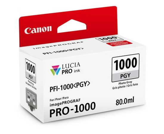 Купить Картридж Canon для imagePROGRAF Pro-1000 PFI-1000 Photo Gray (0553C001) по лучшей цене