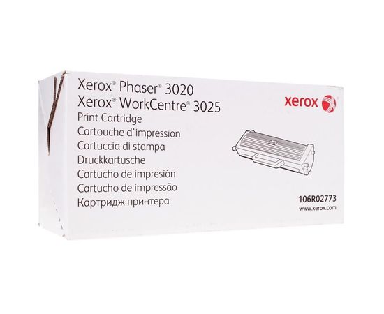 Купить Картридж тонерный Xerox для Phaser 3020/WC3025 1500 копий Black (106R02773) по лучшей цене
