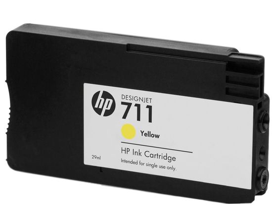 Купить Картридж HP для DesignJet T120/T520 HP 711 Yellow (CZ132A) по лучшей цене