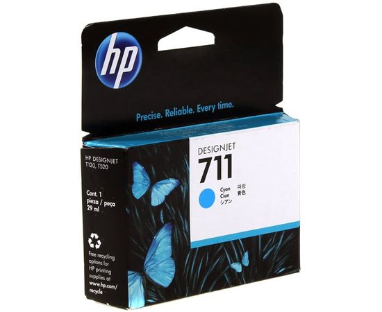 Купить Картридж HP для DesignJet T120/T520 HP 711 Cyan (CZ130A) по лучшей цене