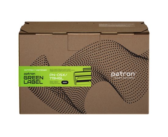 Купить Картридж совместимый HP 05X (CE505X)/Canon 719 H Green Label Patron (PN-05X/719HGL) по лучшей цене