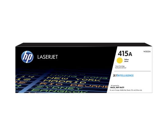 Купить Картридж тонерный HP 415A для CLJ Pro M454dn/479dw 2100 копий Yellow (W2032A) по лучшей цене