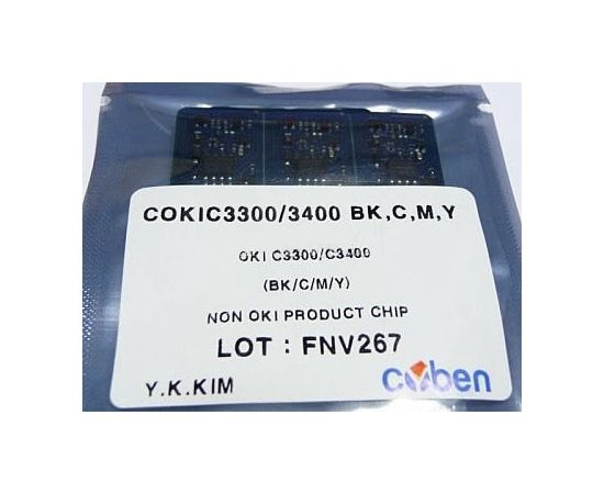 Купить Чип картриджа HANP OKI COLOR C3300/3400/3450/3530, Universal (CYBEN®) BLACK 2.5K/CMY, 2K по лучшей цене