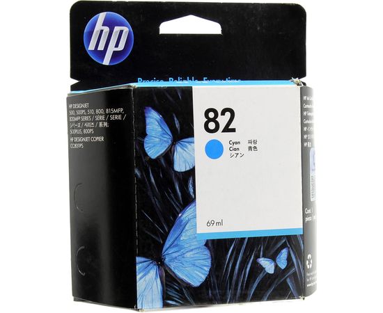 Купить Картридж HP для DesignJet 500/800 HP 82 Cyan (C4911A) по лучшей цене