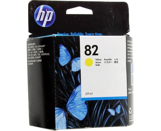 Купить Картридж HP для DesignJet 500/800 HP 82 Yellow (C4913A) по лучшей цене