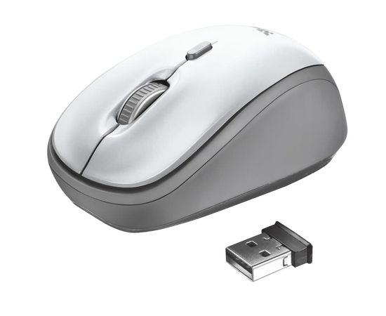 Купить Мышка Trust Yvi Wireless White (23386) по лучшей цене