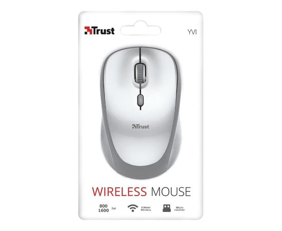 Купить Мышка Trust Yvi Wireless White (23386) по лучшей цене