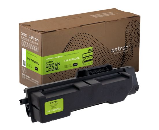 Купить Тонер-картридж совместимый Kyocera Mita TK-1160 Green Label Patron (PN-TK1160GL) по лучшей цене