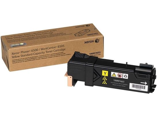 Купить Картридж тонерный Xerox для Phaser 6500/WC6505 2500 копий Yellow (106R01603) повышенной емкости по лучшей цене