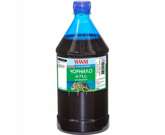 Купить Чернила WWM для HP №711 1000г Cyan Водорастворимые (H71/C-4) по лучшей цене