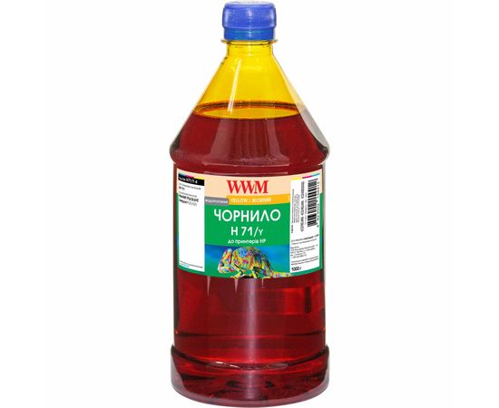 Купить Чернила WWM для HP №711 1000г Yellow Водорастворимые (H71/Y-4) по лучшей цене