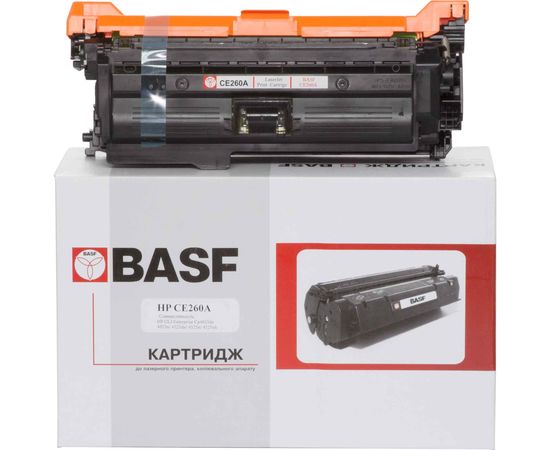 Купить Картридж тонерный BASF для HP CLJ CP4025dn/4525xh аналог CE260A Black (BASF-KT-CE260A) по лучшей цене