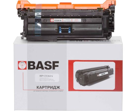 Купить Картридж тонерный BASF для HP CLJ CP4025dn/4525xh аналог CE261A Cyan (BASF-KT-CE261A) по лучшей цене