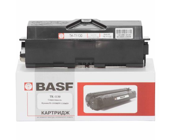 Купить Туба с тонером BASF для Kyocera Mita FS-1030/1130 аналог TK-1130 Black (BASF-KT-TK1130) по лучшей цене