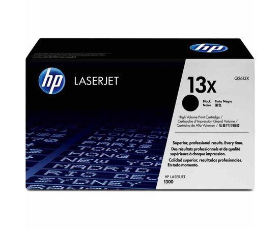 Купить Картридж тонерный HP 13X для LJ 1300 4000 копий Black (Q2613X) повышенной емкости по лучшей цене