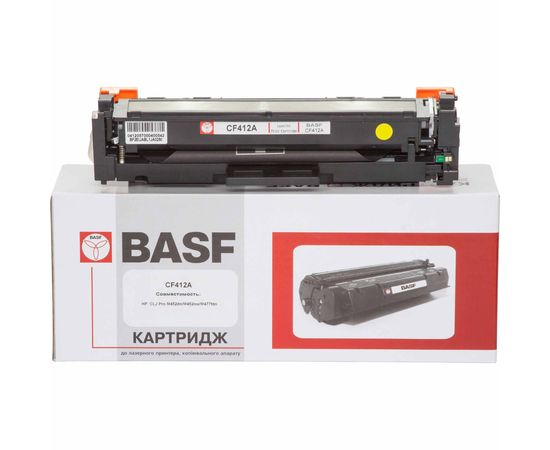 Купить Картридж тонерный BASF для HP LJ Pro M452dn/M452nw/M477fdn аналог CF412A Yellow (BASF-KT-CF412A) по лучшей цене