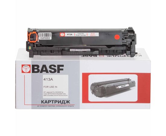 Купить Картридж тонерный BASF для HP LJ Pro M452dn/M452nw/M477fdn аналог CF413A Magenta (BASF-KT-CF413A) по лучшей цене