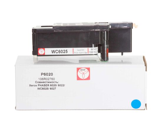 Купить Картридж тонерный BASF для Xerox Phaser 6020/6022/WC6025/6027 аналог 106R02760 Cyan (BASF-KT-106R02760) по лучшей цене