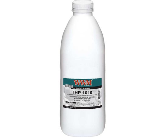 Купить Тонер WWM для HP LJ 1010/1020/1022 бутль 1000г Black (TB61-5N) по лучшей цене