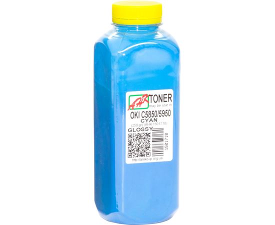 Купить Тонер АНК для OKI C5850/5950 бутль 250г Cyan (1501718) Glossy по лучшей цене