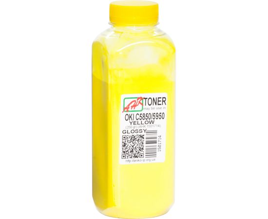 Купить Тонер АНК для OKI C5850/5950 бутль 250г Yellow (1501714) Glossy по лучшей цене