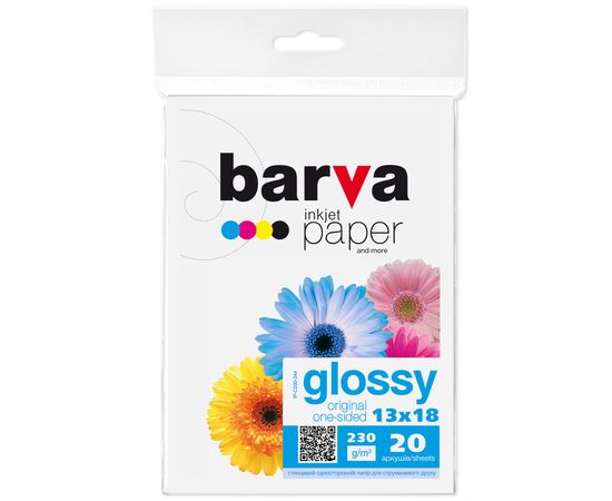 Купить Фотобумага глянцевая 230 г/м2, 13x18, 20 л Original Barva (IP-C230-344) по лучшей цене