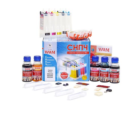 Купить Система непрерывной подачи чернил WWM для Canon Pixma MG5140/MG5240/MG5340 (IS.0123ARC) с авточипами по лучшей цене
