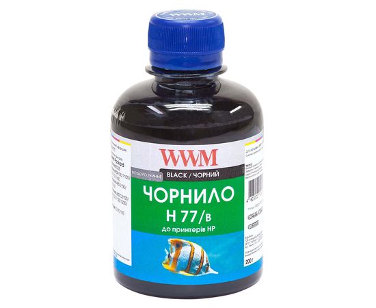 Купить Чернила WWM для HP №177/84 200г Black Водорастворимые (H77/B) по лучшей цене