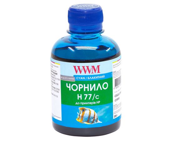 Купить Чернила WWM для HP №177/85 200г Cyan Водорастворимые (H77/C) по лучшей цене