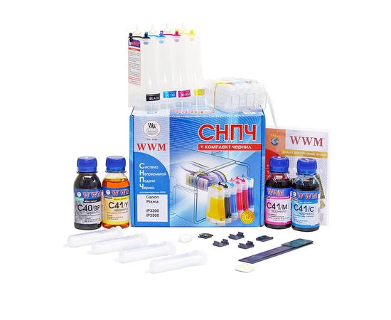 Купить Система непрерывной подачи чернил WWM для Canon Pixma IP3300/IP3500/MP510 (IS.0114) без чипов по лучшей цене