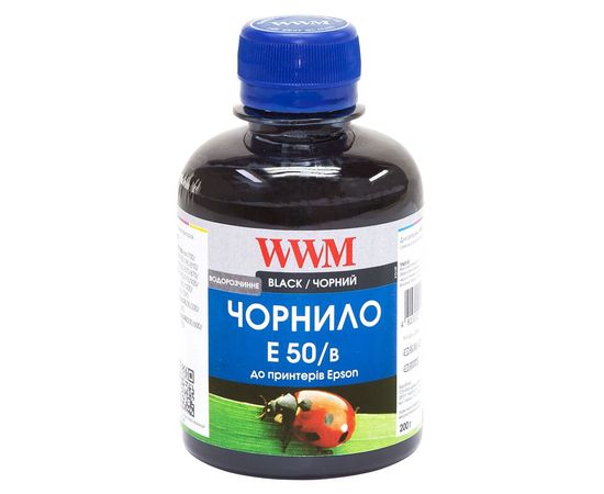 Купить Чернила WWM для Epson Stylus Photo R200/R340/RX620 200г Black Водорастворимые (E50/B) по лучшей цене