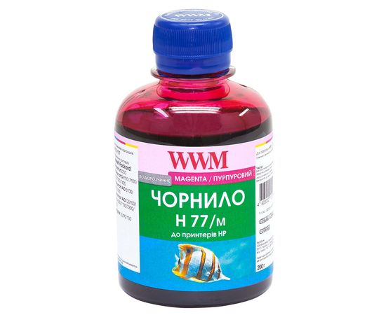 Купить Чернила WWM для HP №177/85 200г Magenta Водорастворимые (H77/M) по лучшей цене