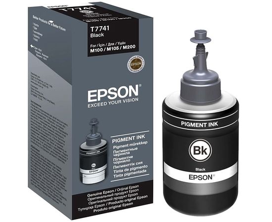 Купить Контейнер с чернилами Epson для M100/M200 Black (C13T77414A) по лучшей цене