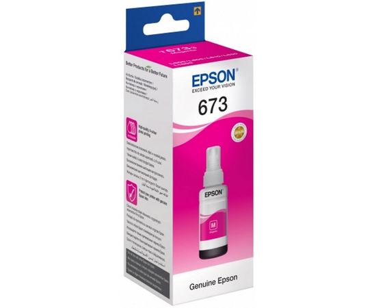 Купить Контейнер с чернилами Epson для L800 Magenta (C13T67334A) по лучшей цене