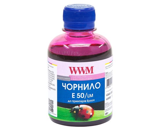 Купить Чернила WWM для Epson Stylus Photo R200/R340/RX620 200г Light Magenta Водорастворимые (E50/LM) по лучшей цене
