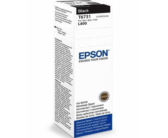 Купить Контейнер с чернилами Epson для L800 Black (C13T67314A) по лучшей цене