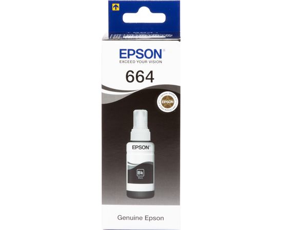 Купить Контейнер с чернилами Epson для L110/L210/L300 Black (C13T66414A) по лучшей цене