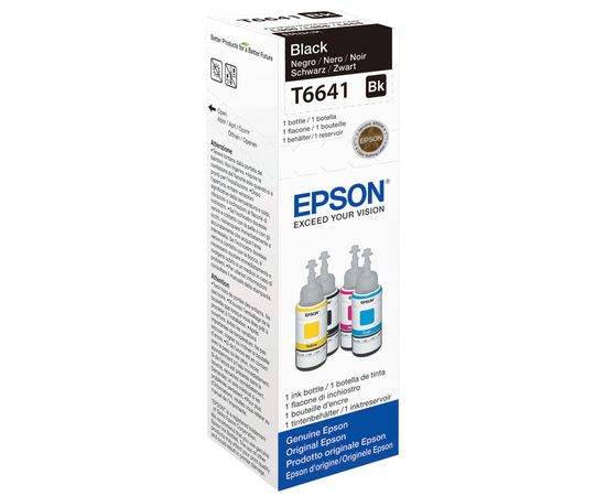 Купить Контейнер с чернилами Epson для L110/L210/L300 Black (C13T66414A) по лучшей цене
