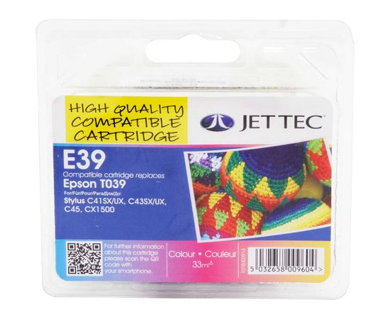 Купить Картридж JetTec для Epson Stylus C41/C43/C45 аналог C13T03904A Color (110E003913) повышенной емкости по лучшей цене