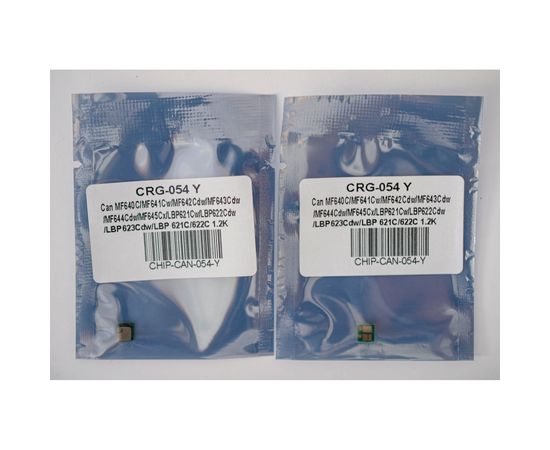 Купить Чип Canon 054 1,2K, желтый Everprint (CHIP-CAN-054-Y) по лучшей цене