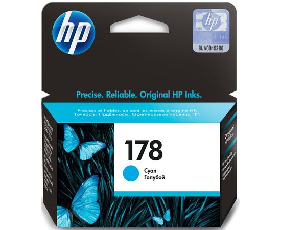 Купить Картридж HP для Photosmart C6383/C5383/D5463 HP 178 Cyan (CB318HE) по лучшей цене