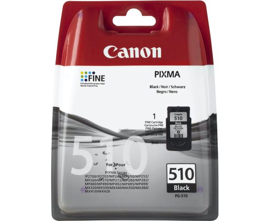 Купить Картридж Canon для Pixma MP230/MP250/MP270 PG-510Bk Black (2970B007) по лучшей цене