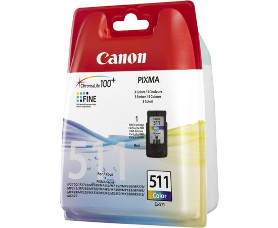 Купить Картридж Canon для Pixma MP230/MP250/MP270 CL-511C Color (2972B007) по лучшей цене
