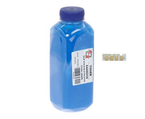 Купить Тонер+чип АНК для Samsung CLP-320 ( тонер АНК, чип АНК) бутль 45г Cyan (1500222) по лучшей цене
